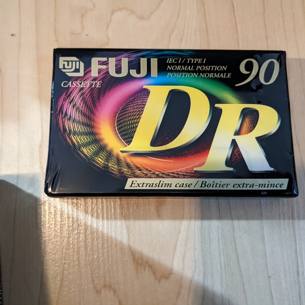 Vintage Blank Tape Fuji DR 90 min Type 1